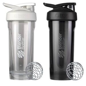Blender Bottle Shaker Cup Set - Black and White